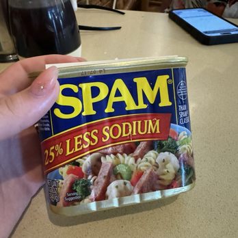 Kountry Kitchen - They brought out the check in a spam can - American Near Me - Kapaa, Hawaii