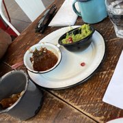 Photo of Campechano Taquería - Toronto, ON, Canada. Guac and salsa