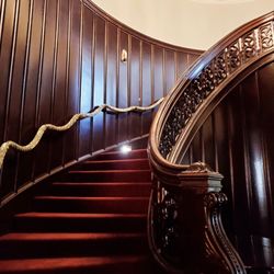 Exquisite staircase you pass before you enter the restaurant