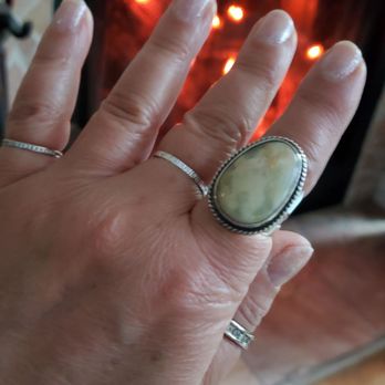 Sueño Jewelry Studio - Yellow Opal sterling silver ring - Jewelry Near Me - Oxnard, California