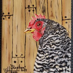 SonRise Art Studio - Painting in memory of our chicken