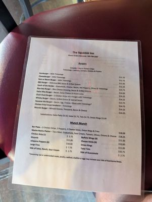 Menu photo 3 The squeeze Inn Aumsville, OR Menu photo 3 The squeeze Inn Aumsville, OR
