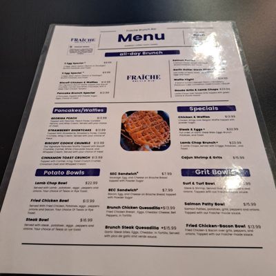 Menu photo 8 Fraîche Brunch Bar Cleveland Heights, OH