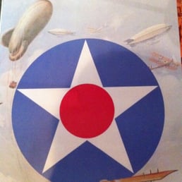 an air service poster on a table