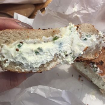 Tal Bagels - Onion bagel with scallion cream cheese - Bagels Near Me - New York, New York Tal Bagels - Onion bagel with scallion cream cheese - Bagels Near Me - New York, New York