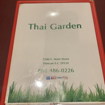 Thai Garden - Menu - Thai Near Me - Duncan, South Carolina
