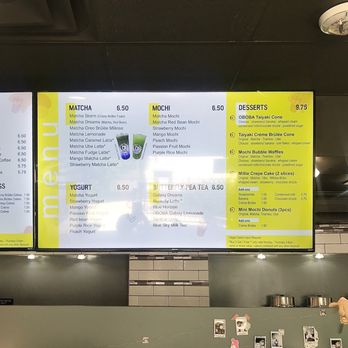 Oboba Tea - Menu (2) - Bubble Tea Near Me - Temecula, California