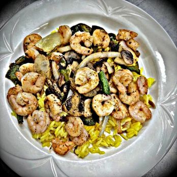 Elham Restaurant And Bar - Shrimp over rice - Middle Eastern Near Me - New Castle, Pennsylvania Elham Restaurant And Bar - Shrimp over rice - Middle Eastern Near Me - New Castle, Pennsylvania