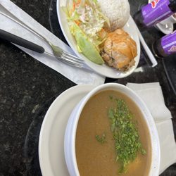 Mi Cali Bella Bakery - Empanada and chicken soup