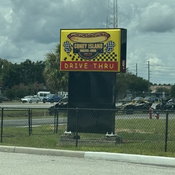 Coney Island Drive Inn - Sign outside - Hot Dogs Near Me - Eustis, Florida Coney Island Drive Inn - Sign outside - Hot Dogs Near Me - Eustis, Florida