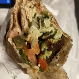 Falafel wrap