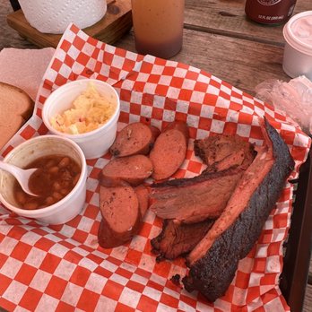 The BBQ Depot - No way this is a 4 meat plate with double brisket. OVERCOOKED & OVERPRICED - Soul Food Near Me - Houston, Texas The BBQ Depot - No way this is a 4 meat plate with double brisket. OVERCOOKED & OVERPRICED - Soul Food Near Me - Houston, Texas