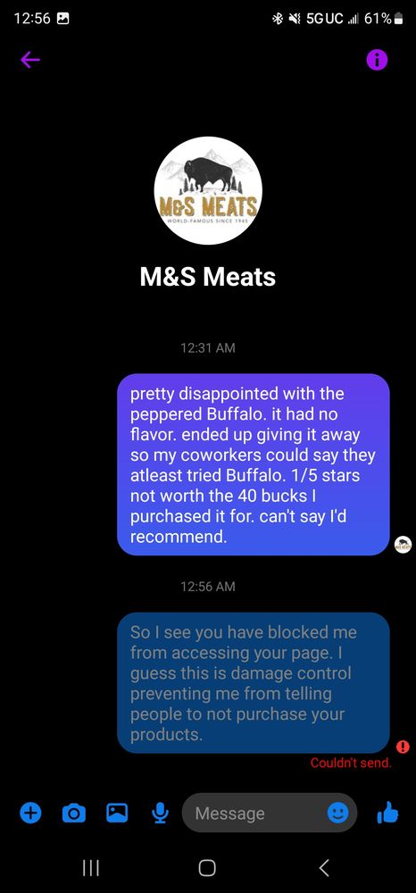 M&S Meats Logo