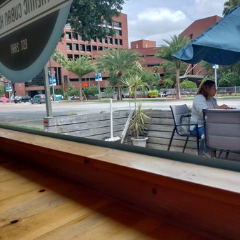 Cindy's Café Authentic Cuban Kitchen - View from inside to the street - Cuban Near Me - Orlando, Florida