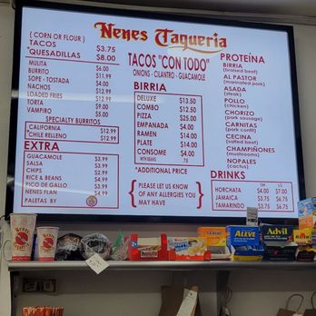 Nenes Deli Taqueria - Menu - Tacos Near Me - Brooklyn, New York Nenes Deli Taqueria - Menu - Tacos Near Me - Brooklyn, New York