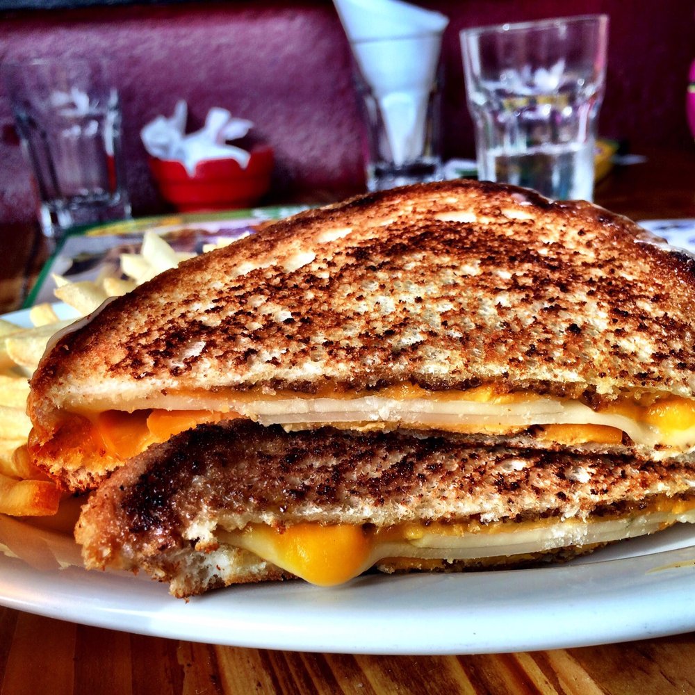 Elixir Bar & Grill - Unmelted Grilled Cheese and French Fries - Burgers Near Me - Sacramento, California
