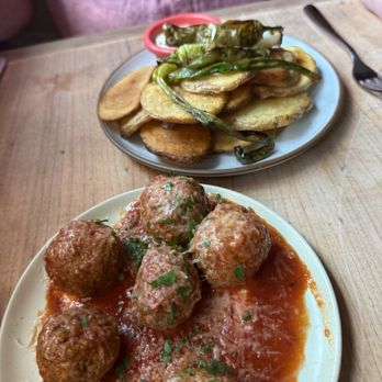 Cry Baby Pasta - Meatballs and crispy potatoes - Italian Near Me - Philadelphia, Pennsylvania Cry Baby Pasta - Meatballs and crispy potatoes - Italian Near Me - Philadelphia, Pennsylvania