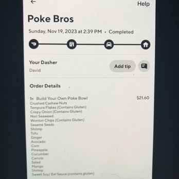 Poke Bros. - Receipt - Poke Near Me - Bloomingdale, Illinois Poke Bros. - Receipt - Poke Near Me - Bloomingdale, Illinois