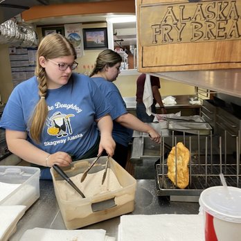 Klondike Doughboy - She's focused! - Desserts Near Me - Skagway, Alaska Klondike Doughboy - She's focused! - Desserts Near Me - Skagway, Alaska