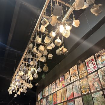Forager Brewery - Hallway art and lighting - Breweries Near Me - Rochester, Minnesota