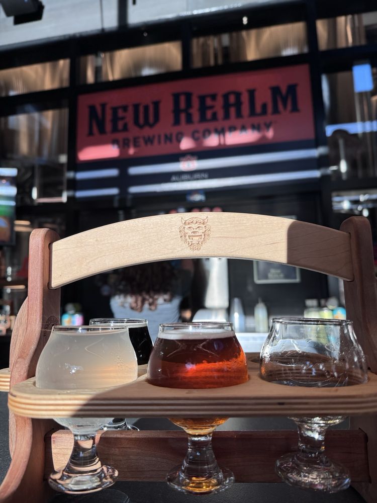 Food from New Realm Brewing