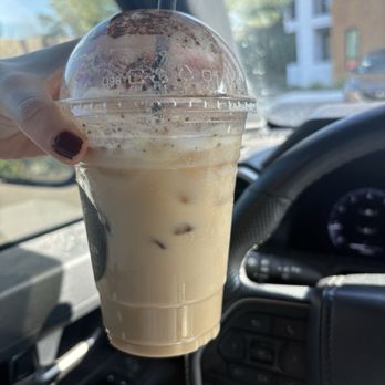 The Garden Coffee - Watered down Tiramisu latte and saturated bagel sandwich - Desserts Near Me - Phoenix, Arizona
