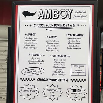 Amboy - Menu stand before walking in - Steakhouses Near Me - Los Angeles, California Amboy - Menu stand before walking in - Steakhouses Near Me - Los Angeles, California