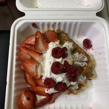 Waffle Love - Draper - Biscotti something or other. This was my friends order. - Waffles Near Me - Draper, Utah Waffle Love - Draper - Biscotti something or other. This was my friends order. - Waffles Near Me - Draper, Utah