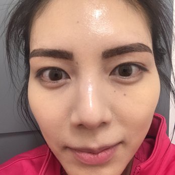 CARLEE Brows - 2nd day after the microblading session - Permanent Makeup Near Me - New York, New York