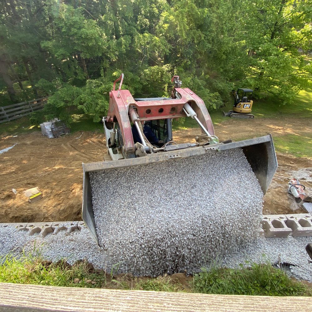 Welsh Landscaping & Nursery - Back filling with stone - Landscaping Near Me - Monkton, Maryland