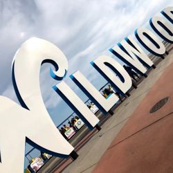 Wildwoods Beach Ball Sign