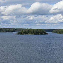Killbear Provincial Park - A look at one of the distant islands from Lookout Point.