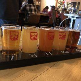 Beer flight! My 5 cost $12. Beer flight! My 5 cost $12.