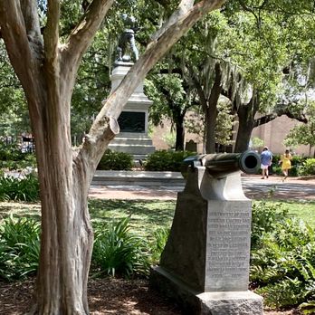 Madison Square - 06.30.20 one of two cannons on the south side of the square noting the beginning of the first highways in Georgia - Landmarks & Historical Buildings Near Me - Savannah, Georgia Madison Square - 06.30.20 one of two cannons on the south side of the square noting the beginning of the first highways in Georgia - Landmarks & Historical Buildings Near Me - Savannah, Georgia