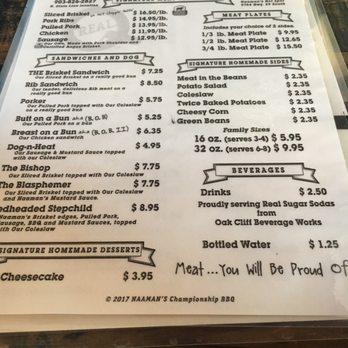 Naaman's BBQ - Barbeque Near Me - Texarkana, Texas