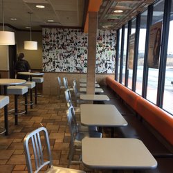 McDonald's - One of several dining areas.