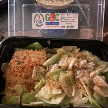 Green Lean Clean - Salmon, cabbage and rice - Food Delivery Services Near Me - Wilmington, North Carolina Green Lean Clean - Salmon, cabbage and rice - Food Delivery Services Near Me - Wilmington, North Carolina