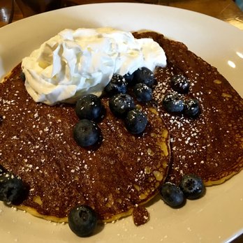 Rusty Pelican Cafe - Lemon ricotta pancakes-looked overdone but actually cooked well, lacking in flavor and fluffiness - Cafes Near Me - Edmonds, Washington Rusty Pelican Cafe - Lemon ricotta pancakes-looked overdone but actually cooked well, lacking in flavor and fluffiness - Cafes Near Me - Edmonds, Washington