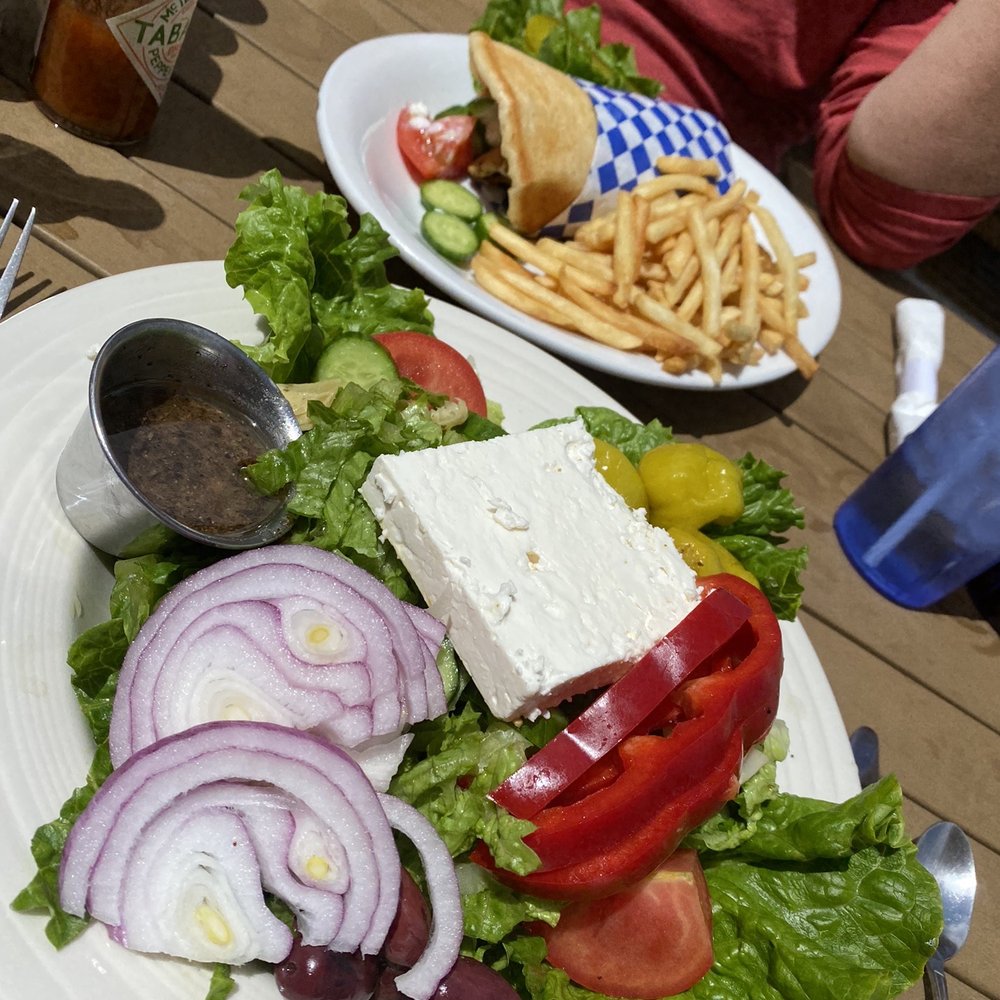Uncle Stavros Cafe - Greek salad & chicken gyro - Cafes Near Me - Hermosa Beach, California