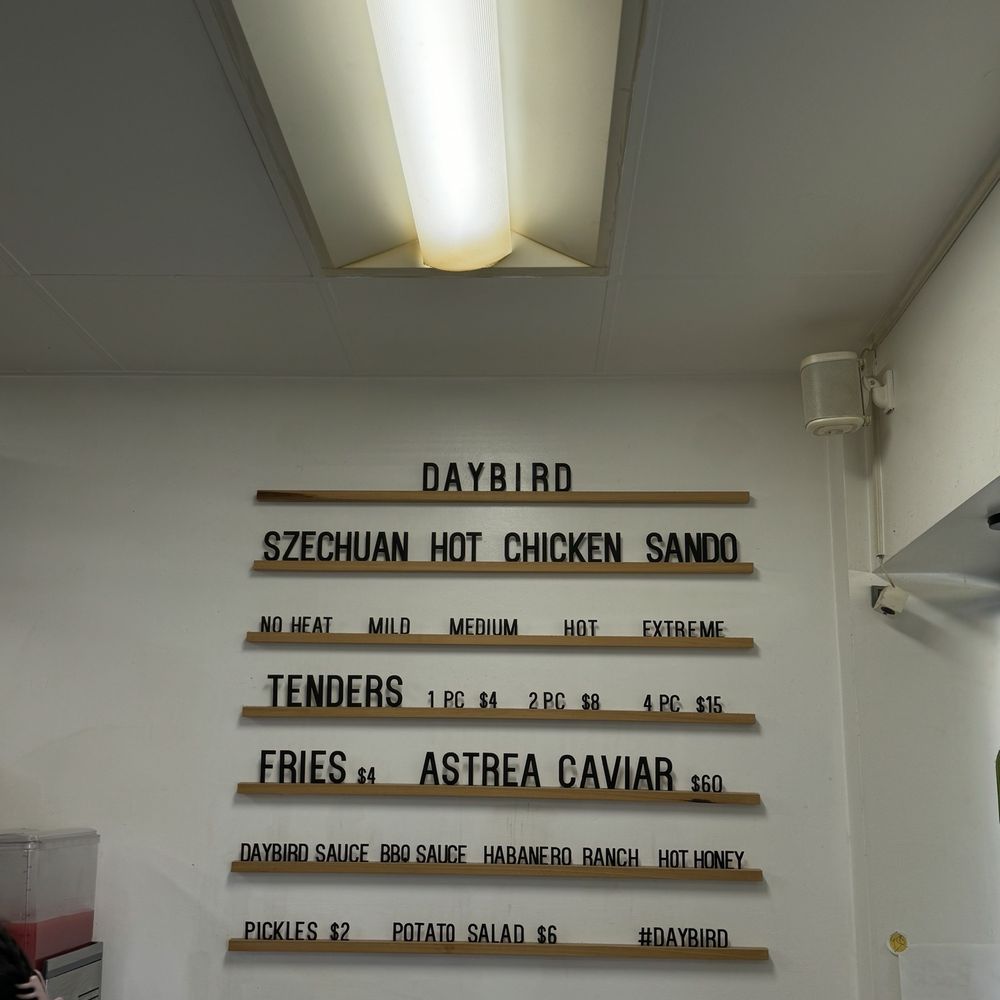 Daybird - Menu - Chicken Shop Near Me - Los Angeles, California