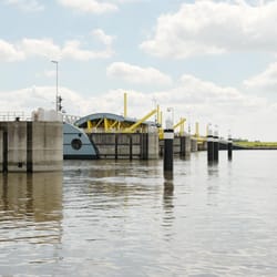Das Emssperrwerk bei Gandersum - Das Emssperrwerk bei Gandersum