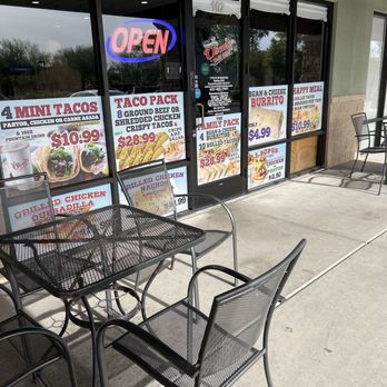 Oscar’s Taco Shop - Out door seating and add. Hours posted on the door - Mexican Near Me - Surprise, Arizona Oscar’s Taco Shop - Out door seating and add. Hours posted on the door - Mexican Near Me - Surprise, Arizona