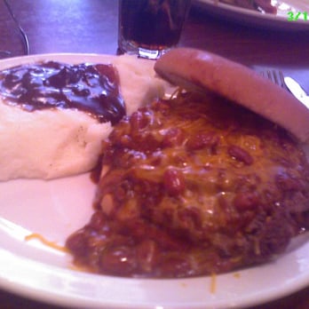 Russell's - Chili Cheese Burger and mashed Potatoes and Gravy! - American Near Me - Pasadena, California Russell's - Chili Cheese Burger and mashed Potatoes and Gravy! - American Near Me - Pasadena, California