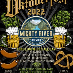 Mighty River Brewing Company - Oktoberfest October 1 2022 12 Noon to 10PM
