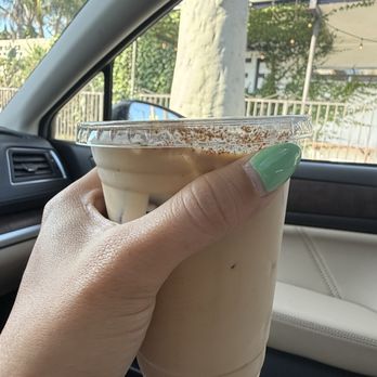 Ground Up Coffee - Iced vanilla cinnamon latte - Coffee & Tea Near Me - Montebello, California