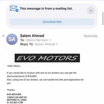 Evo Motors - Used Car Dealers Near Me - Seffner, Florida