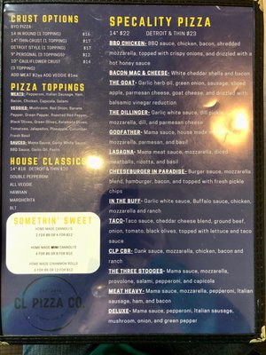 Menu photo 1 CL Pizza Stanwood, MI Menu photo 1 CL Pizza Stanwood, MI