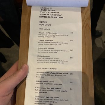 Hunter Gather - Barbeque Near Me - Whistler, British Columbia