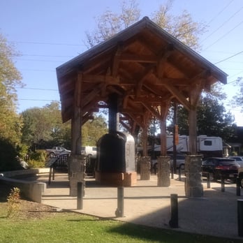 Hancock Park - The diving bell paviliaon. - Parks Near Me - Dahlonega, Georgia