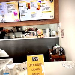 Boba Bee - Hours and front counter